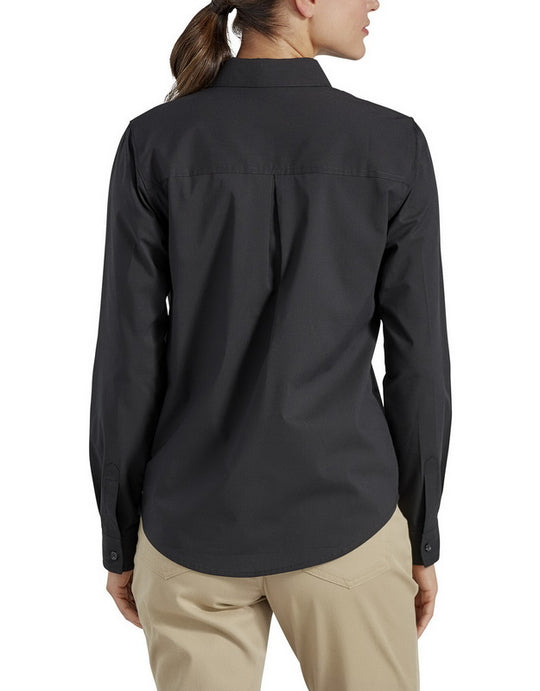 Dickies Womens Long Sleeve Poplin Stretch Work Shirt