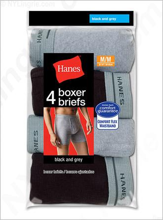 Hanes Men's TAGLESS 2XL Boxer Briefs with Comfort Flex Waistband 4-Pack