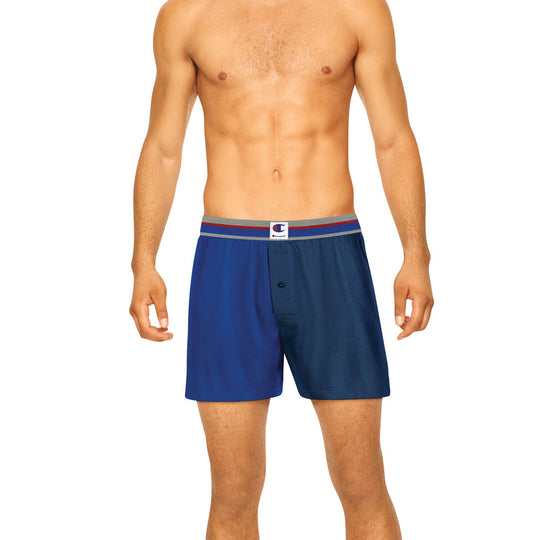 Champion Mens Everyday Comfort Cotton Stretch Knit Boxers 3-Pack