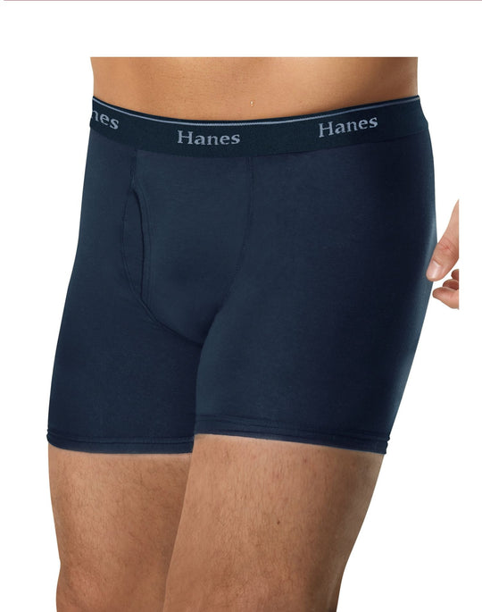 Hanes Classics Men’s Stretch Boxer Briefs With Comfort Flex Waistband 4 Pack
