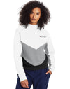Champion Womens Campus Fleece Mock Neck Crew, L
