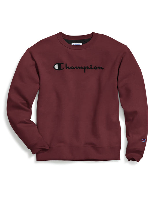 Champion Mens Powerblend Fleece Crew
