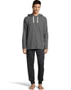 Hanes Mens 1901 Heritage Striped Hoodie with Jogger Pant Set