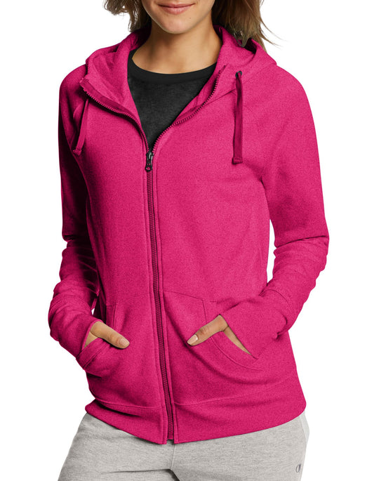 Champion Women`s Fleece Full Zip Hoodie
