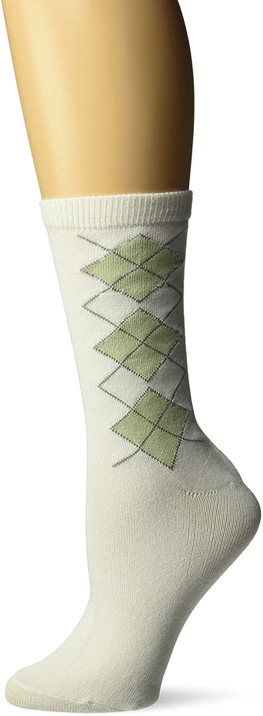 Fruit Of The Loom Womens Argyle Crew Sock