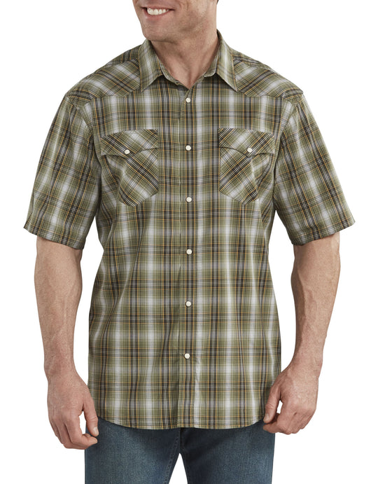 Dickies Mens Icon Relaxed Fit Western Short Sleeve Shirt