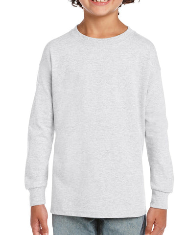 Gildan Youth Ultra Cotton Long Sleeve T-Shirt, XL, Purple