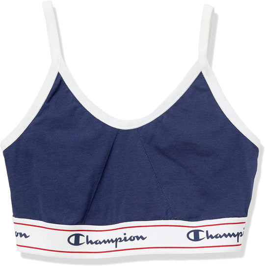 Champion Womens Heritage Bralette, L, Imperial Indigo