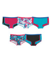 Hanes Girls Active Stretch Gymshorts 5-Pack