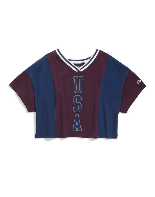 Champion Life Womens Short Sleeve Colorblock Tee