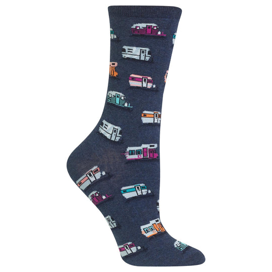 Hot Sox Womens Campers Crew Socks