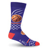 K. Bell Mens Basketball Crew Socks