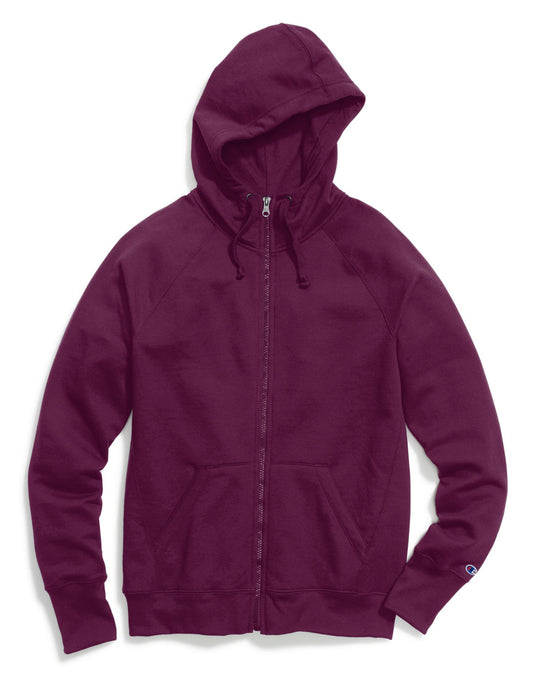 Champion Women`s Fleece Full Zip Hoodie