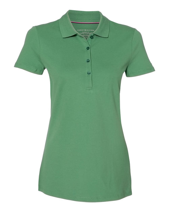 Tommy Hilfiger Womens Classic Fit Ivy Piqué Sport Shirt - 13H4534