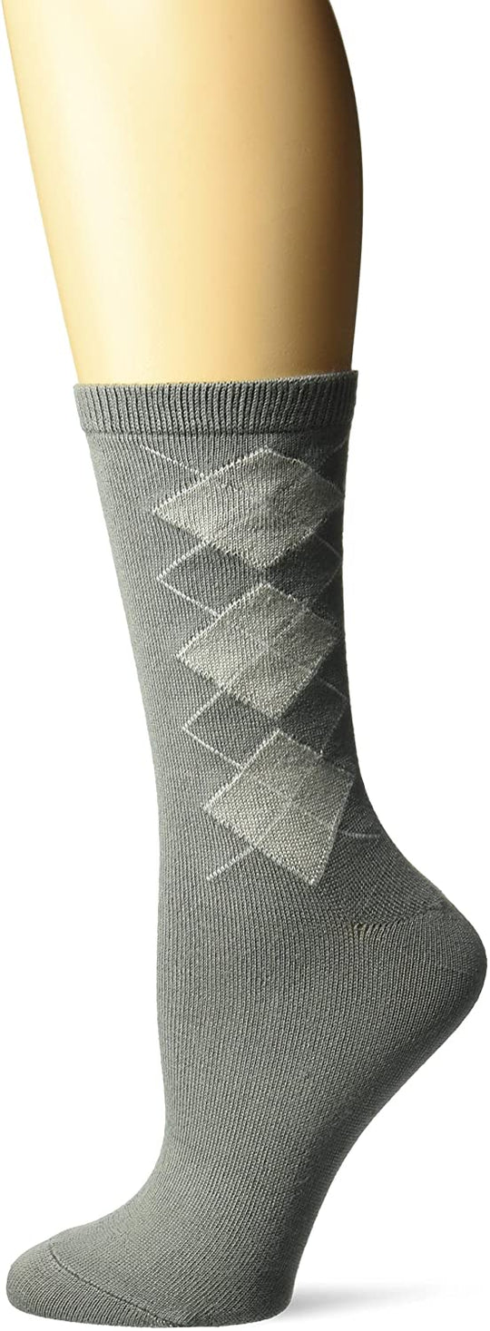 Fruit Of The Loom Womens Argyle Crew Sock