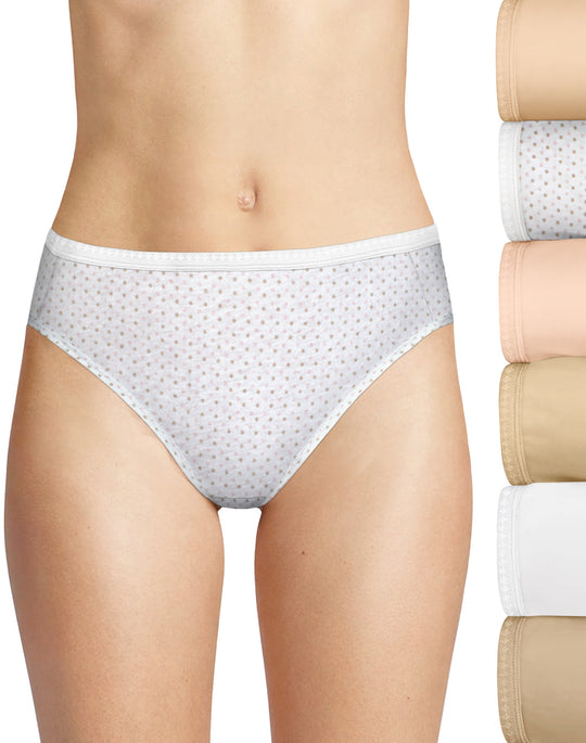 Hanes Ultimate® Breathable Cotton Hi-Cut 6-Pack