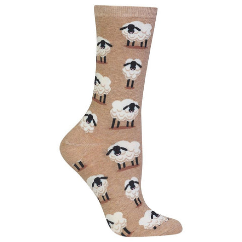 Hot Sox Womens Sheep Crew Socks