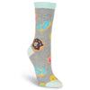 K. Bell Womens Donuts Crew Socks