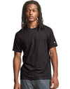 Champion Mens Short Sleeve Sport Tee, L, Black