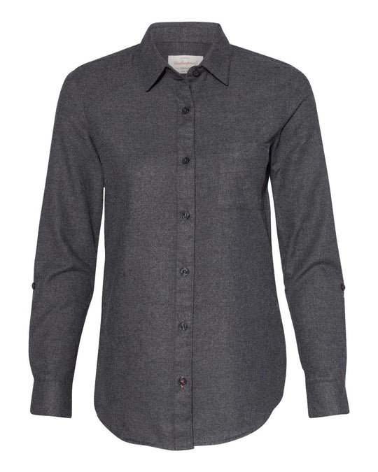 Weatherproof Women’s Vintage Brushed Flannel Solid Shirt W198306, XL