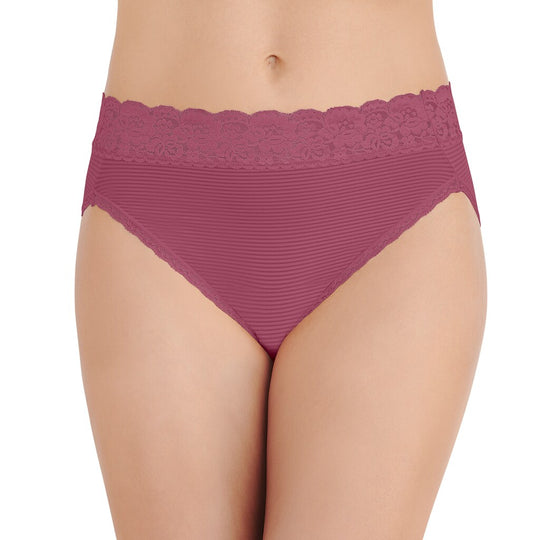 Vanity Fair Flattering Lace Women`s Hi-Cut Brief