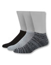 Hanes Mens 1901 Heritage Half Cushion Low Cut Socks 3-Pack