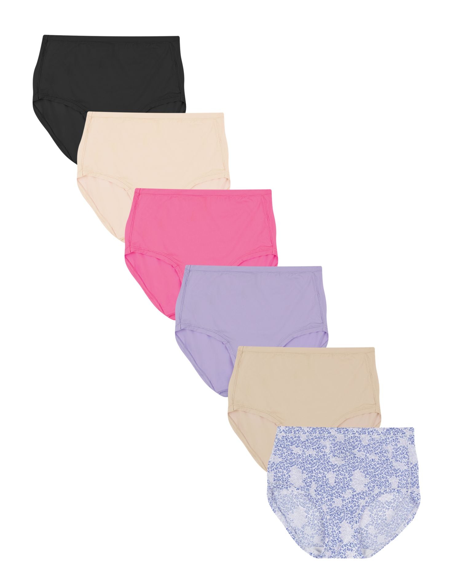 Hanes Comfort Flex Fit Women's Seamless Thong Underwear, 6-Pack