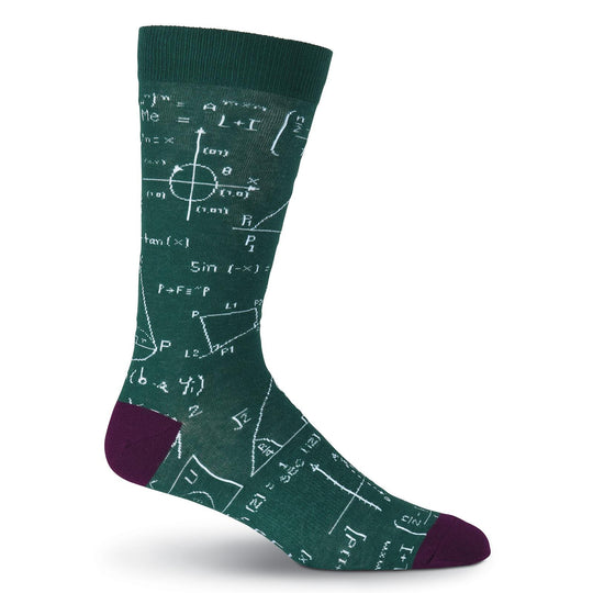 K. Bell Mens Equations Crew Socks