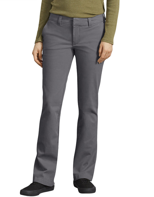 Dickies Womens Perfect Shape Bootcut Twill Pants