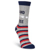 K. Bell Womens Land of the Free Crew Socks - American Made