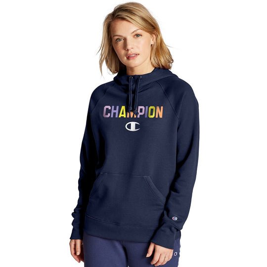 Champion Womens Powerblend Fleece Pullover Hoodie