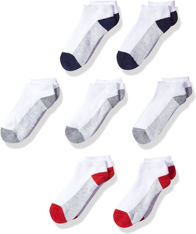 Fruit Of The Loom Boys 8 Pack No Show Socks