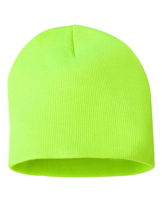 Sportsman 8 Knit Beanie, One Size, Safety Yellow