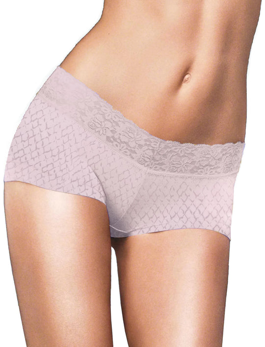 Maidenform Women`s Cotton Dream Boyshort with Lace