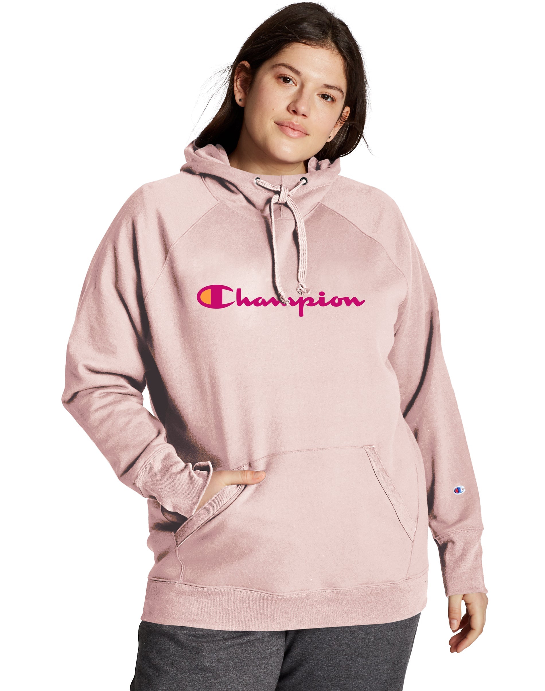 GF140 Champion Womens Plus Powerblend Fleece Hoodie