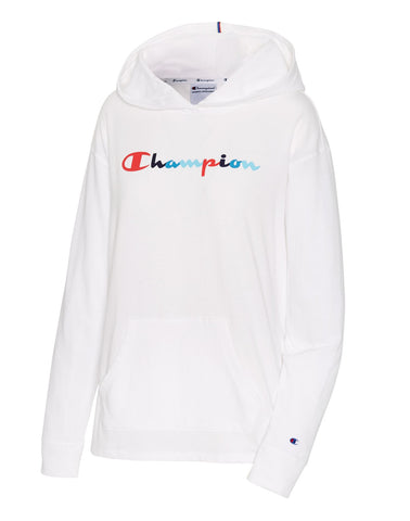 Champion Womens Heavyweight Jersey Pullover Hoodie