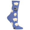 Hot Sox Womens Black Sheep Crew Socks