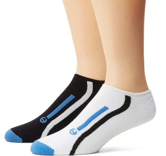 Champion Double Dry High Performance No-Show Men's Training Socks 2 Pairs