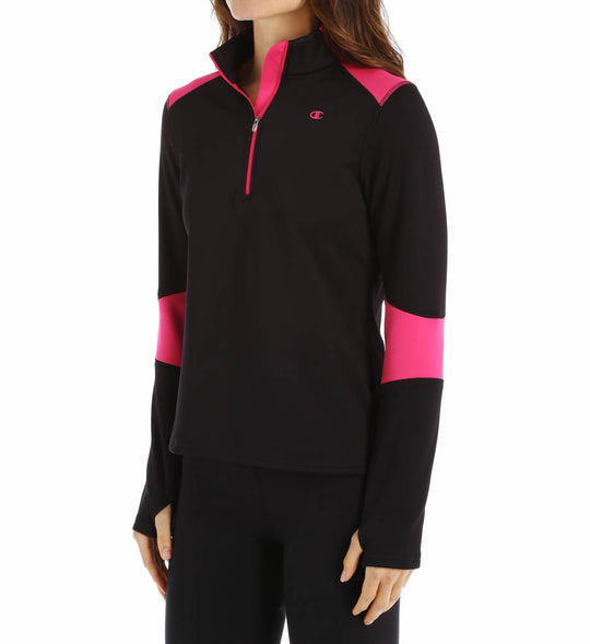 Champion Women`s PowerTrain Tech Fleece 1/4 Zip Pullover
