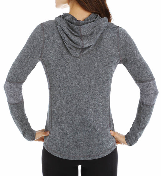 Champion Women`s PowerTrain Heather Long Sleeve Hoodie