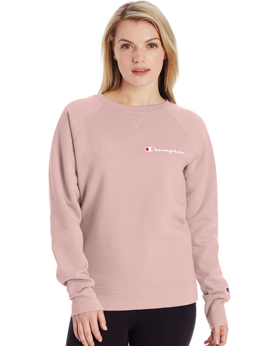 Champion Womens Powerblend Fleece Boyfriend Crew
