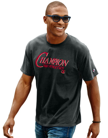 Champion Men`s Cotton-Rich Graphic T Shirt