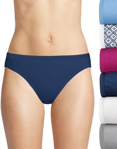 Hanes Ultimate® Breathable Cotton Bikini 6-Pack