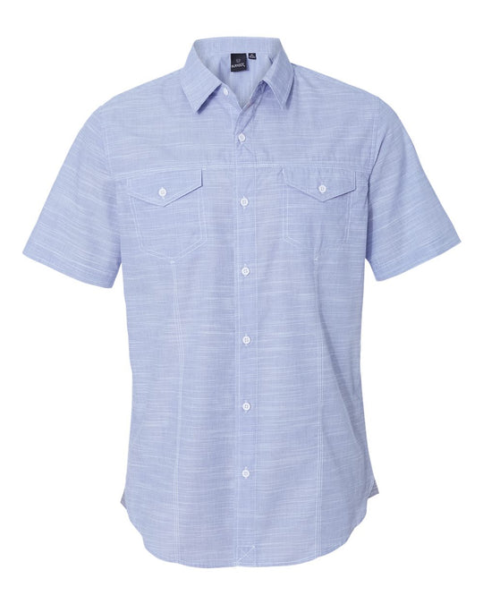 Burnside Textured Solid Short Sleeve Shirt