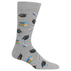 Hot Sox Mens Graduation Crew Socks