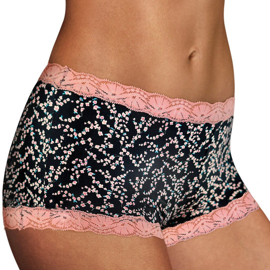 Maidenform Women`s Microfiber and Lace Boyshort