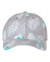 Sportsman Tropical Print Cap, One Size, Grey/Teal