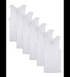Fruit Of The Loom Toddler Boys Tanks 6 Pack, 4T/5T, White