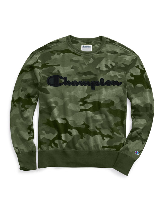 Champion Mens Vintage Dye Fleece Crew