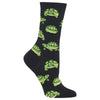 Hot Sox Womens Turtles Crew Socks